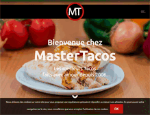 Tablet Screenshot of mastertacos.com